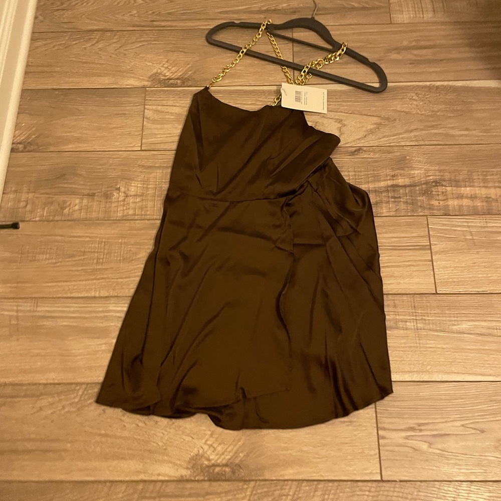 NWT Runaway The Label Unchained Dress - Chocolate, Brown